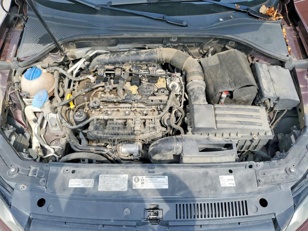2014 Volkswagen Passat Se Maroon vin: 1VWBS7A37EC042799
