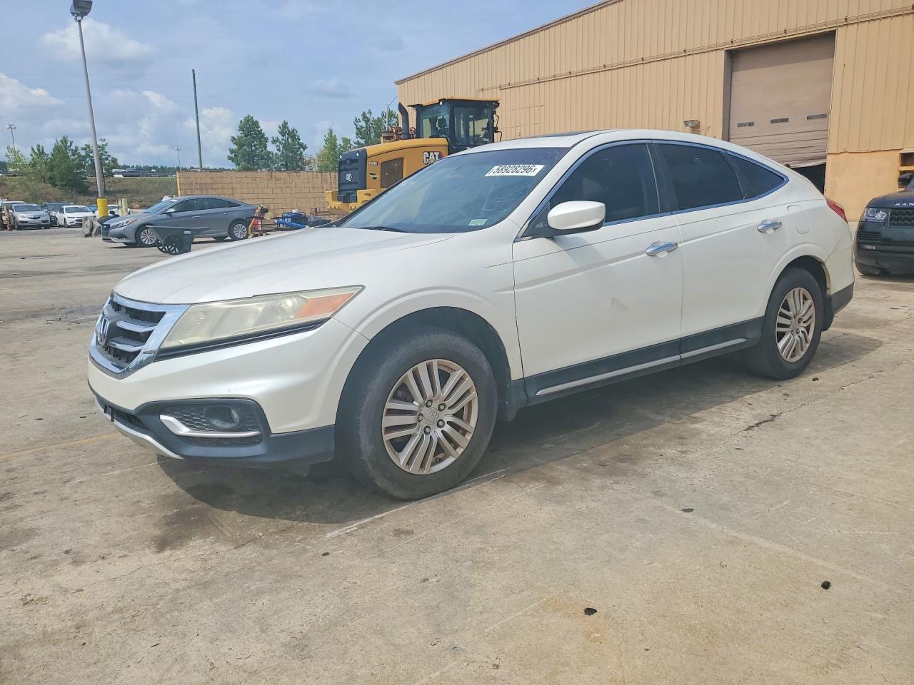 2015 Honda Crosstour Ex White vin: 5J6TF3H34FL000208