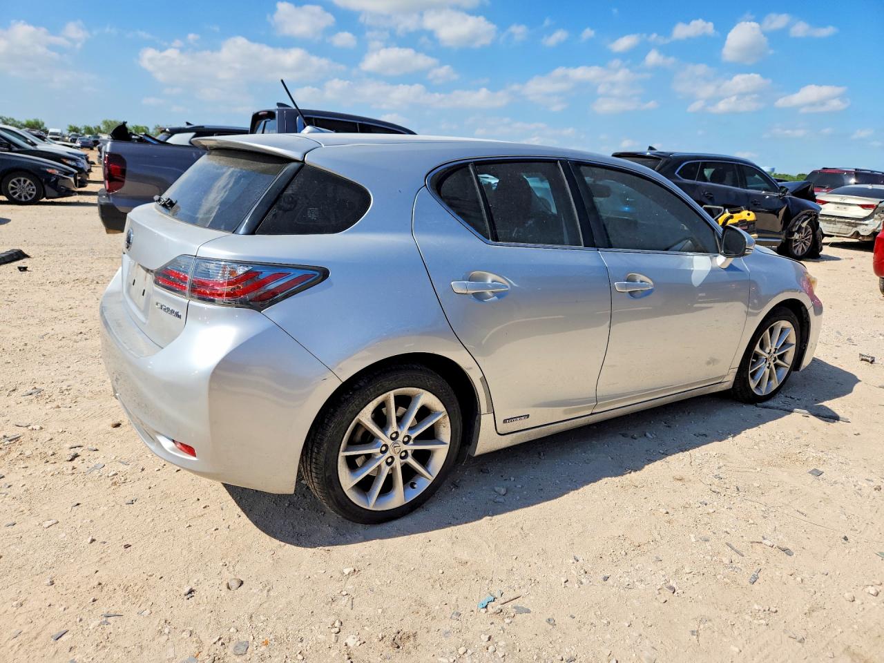 2013 Lexus Ct 200 Silver vin: JTHKD5BH3D2129520
