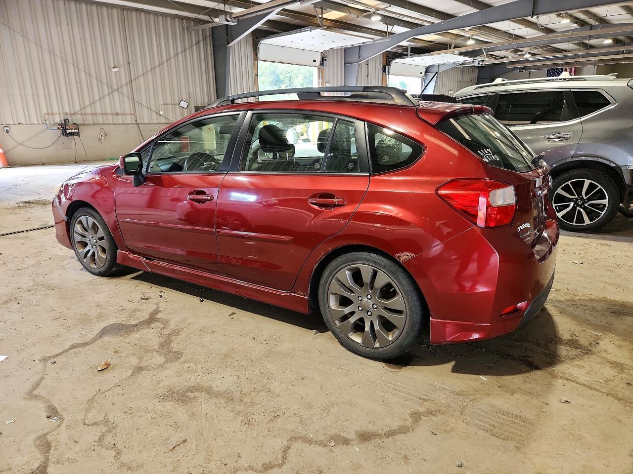 2012 Subaru Impreza Sport Premium Maroon vin: JF1GPAL67CH247320
