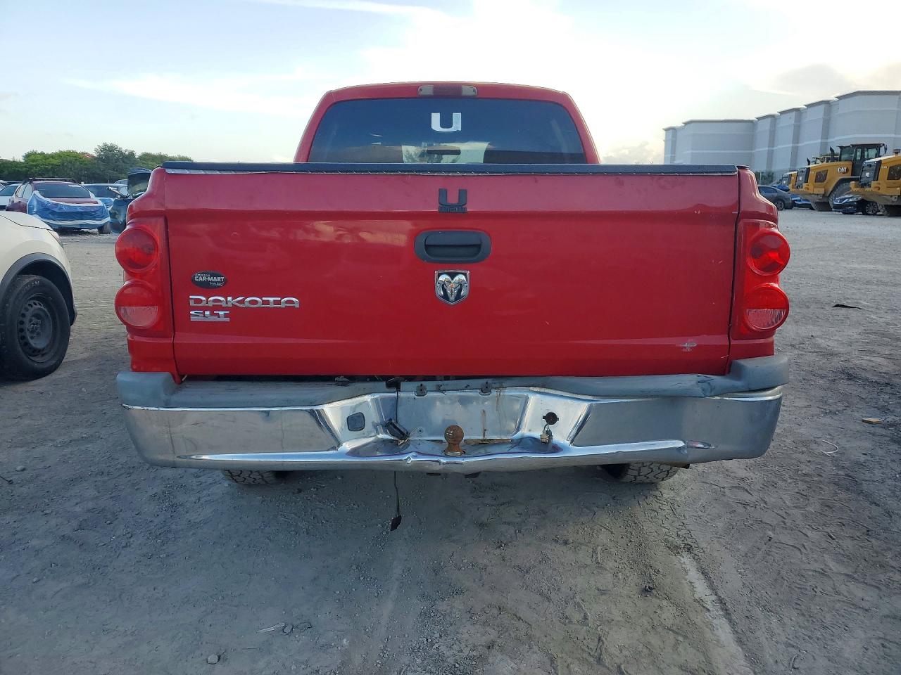 2006 Dodge Dakota Slt Red vin: 1D7HE48K26S666104