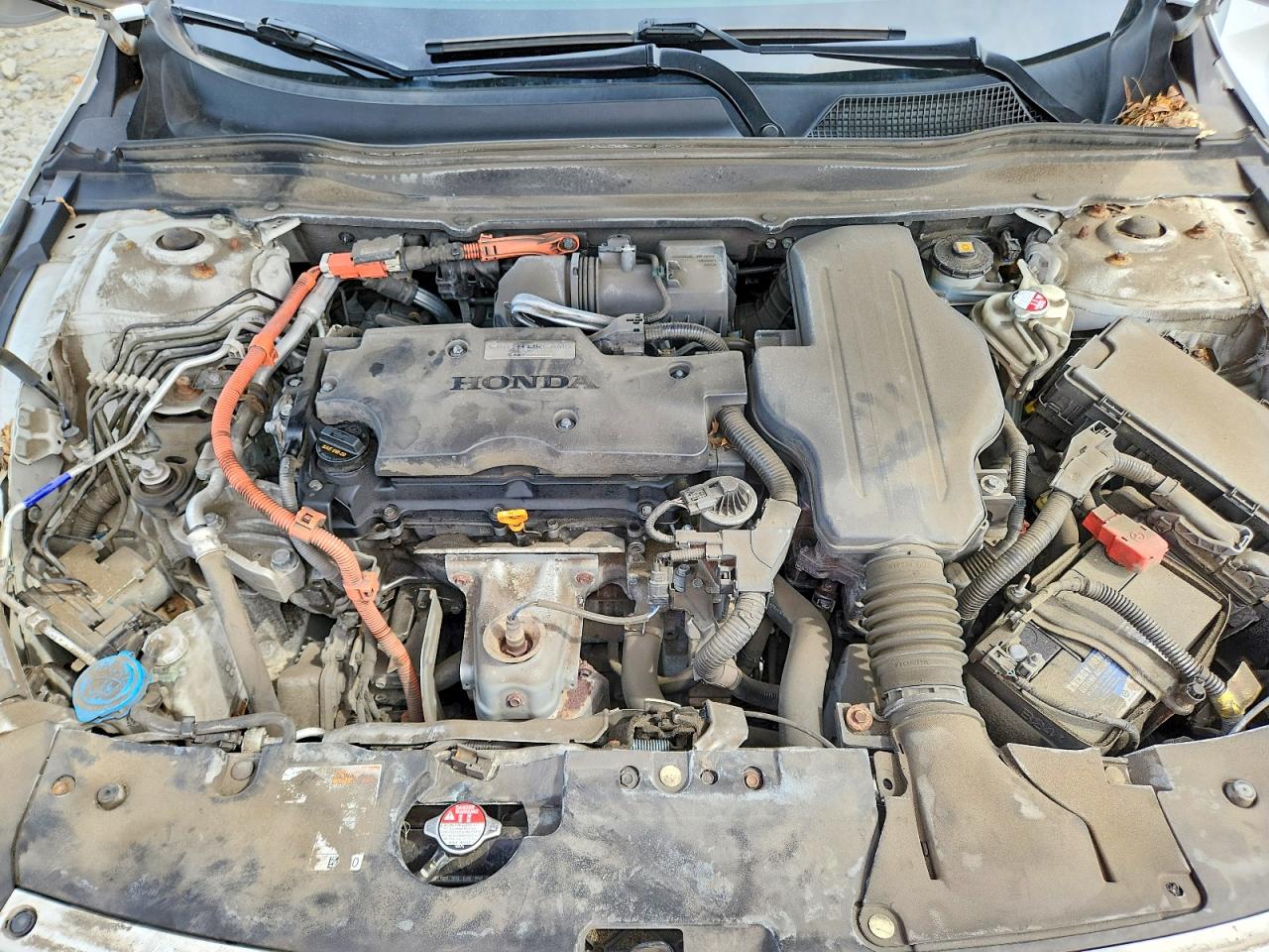 2020 Honda Accord Hybrid White vin: 1HGCV3F10LA002170