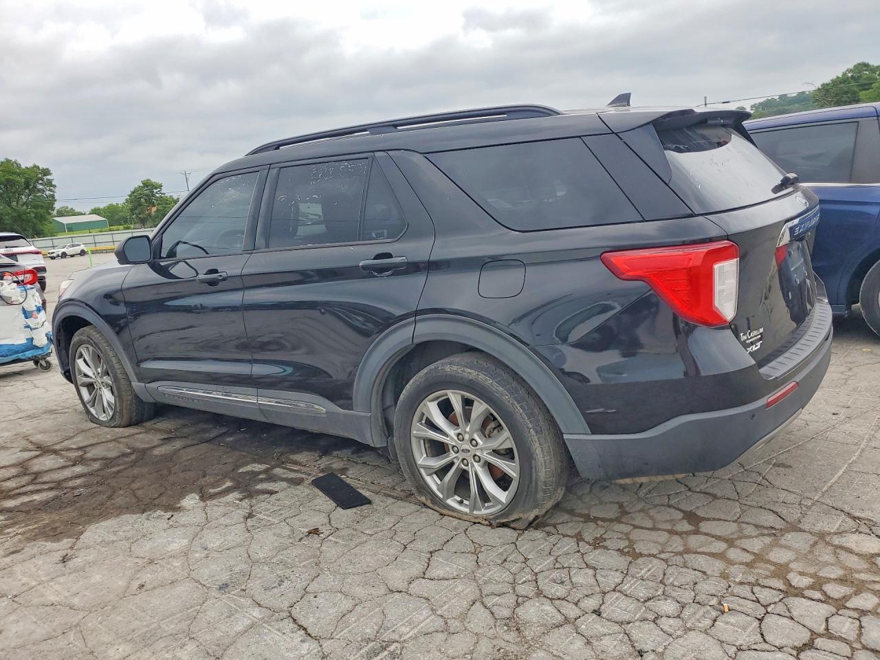 2020 Ford Explorer Xlt Black vin: 1FMSK8DH0LGA23531