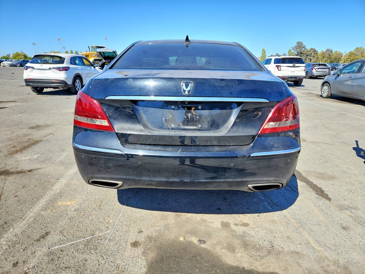 2013 Hyundai Equus Signature Black vin: KMHGH4JH2DU064344