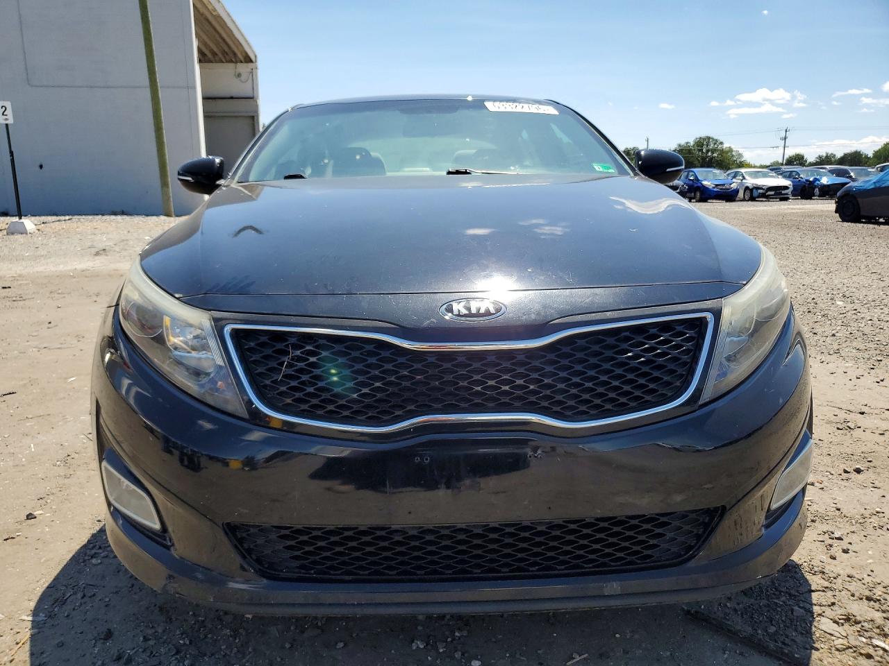 2015 Kia Optima Lx Black vin: 5XXGM4A70FG465441