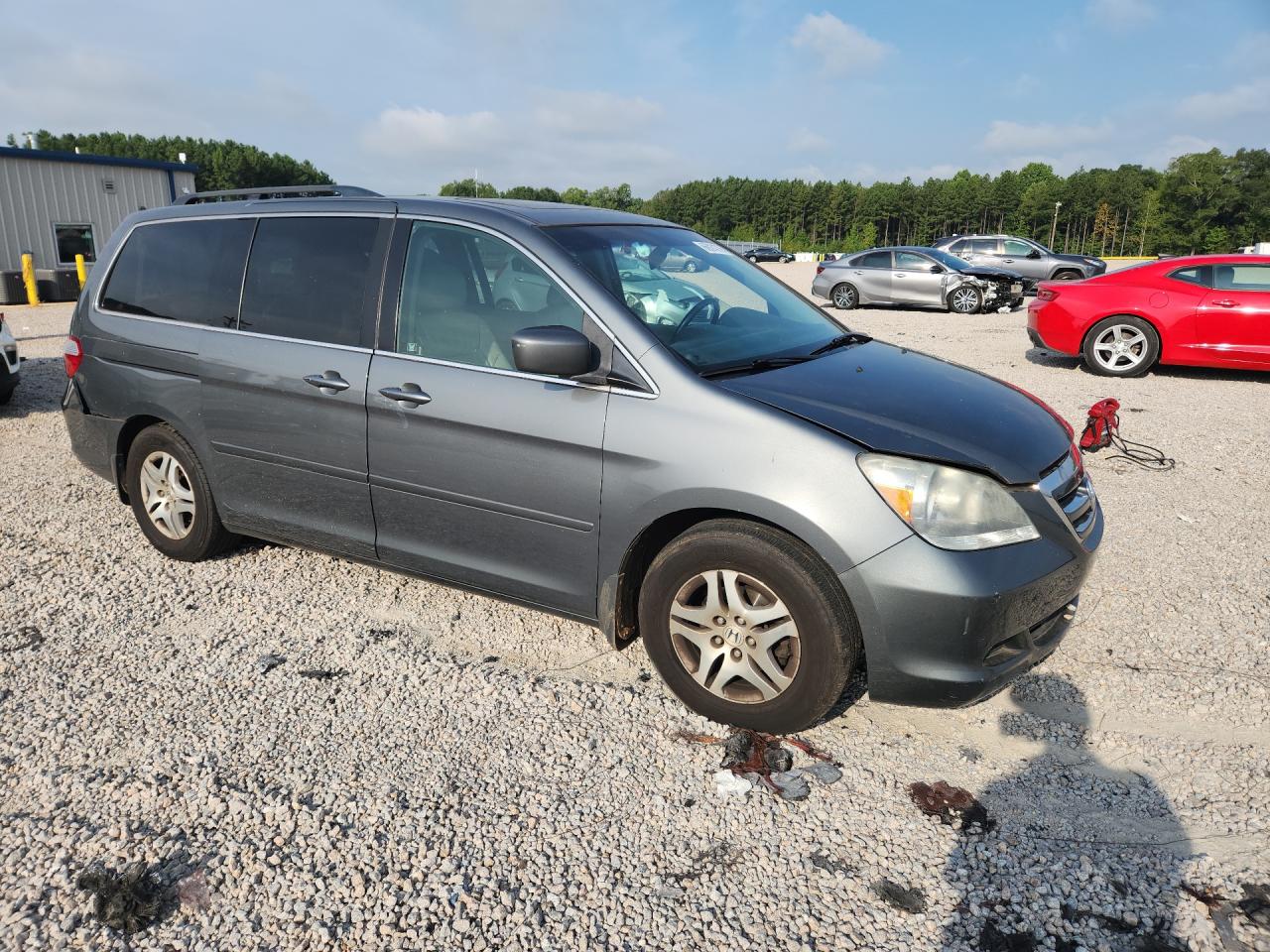 2007 Honda Odyssey Exl Gray vin: 5FNRL38717B454979