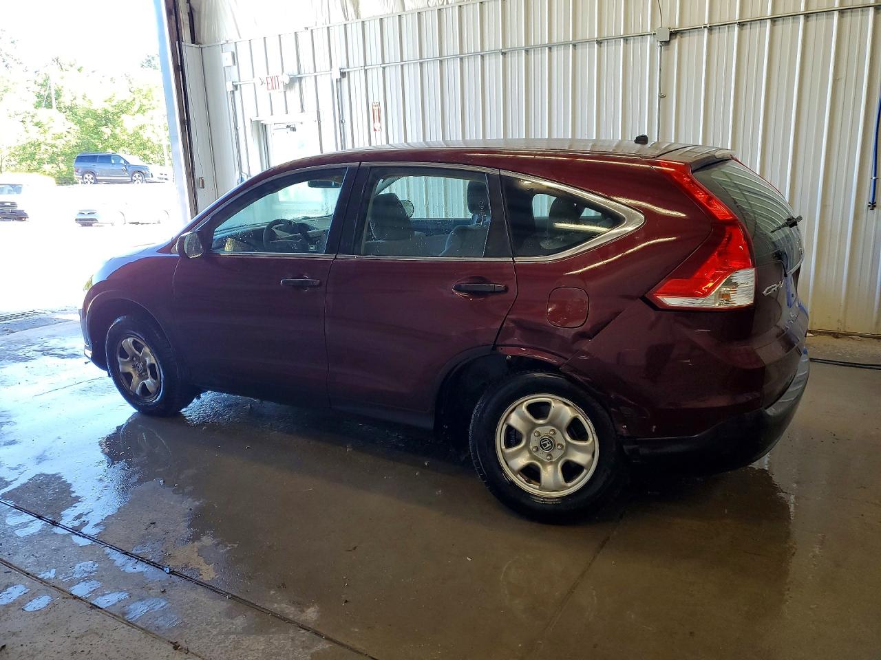 2012 Honda Cr-v Lx Maroon vin: 5J6RM4H31CL060660