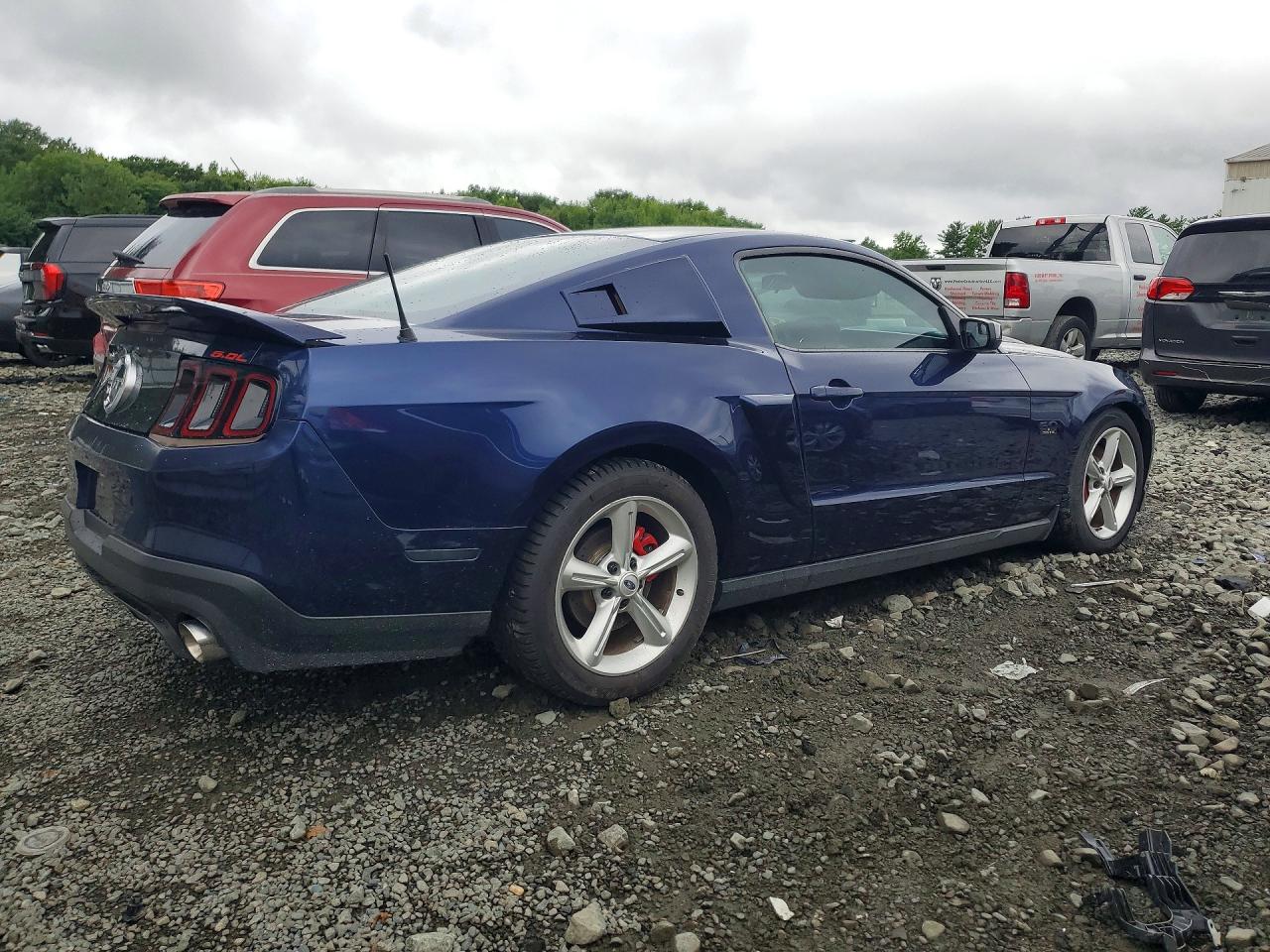 2012 Ford Mustang Gt Синий vin: 1ZVBP8CF8C5239979