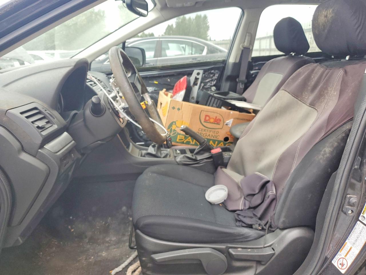 2012 Subaru Impreza Premium Черный vin: JF1GPAD65CG238216