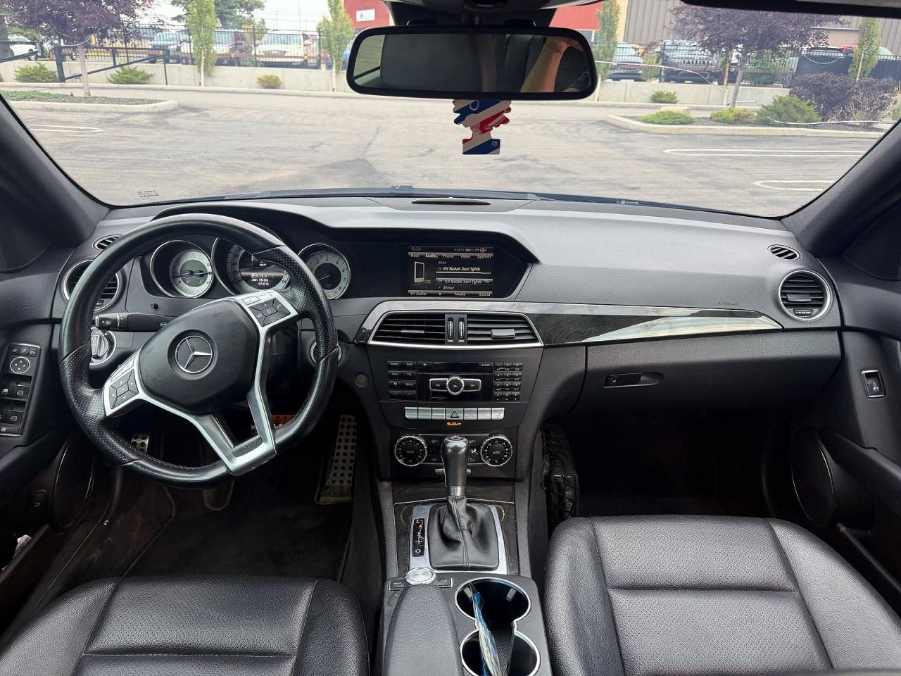 2013 Mercedes-benz C 350 4matic Black vin: WDDGF8JBXDA798184