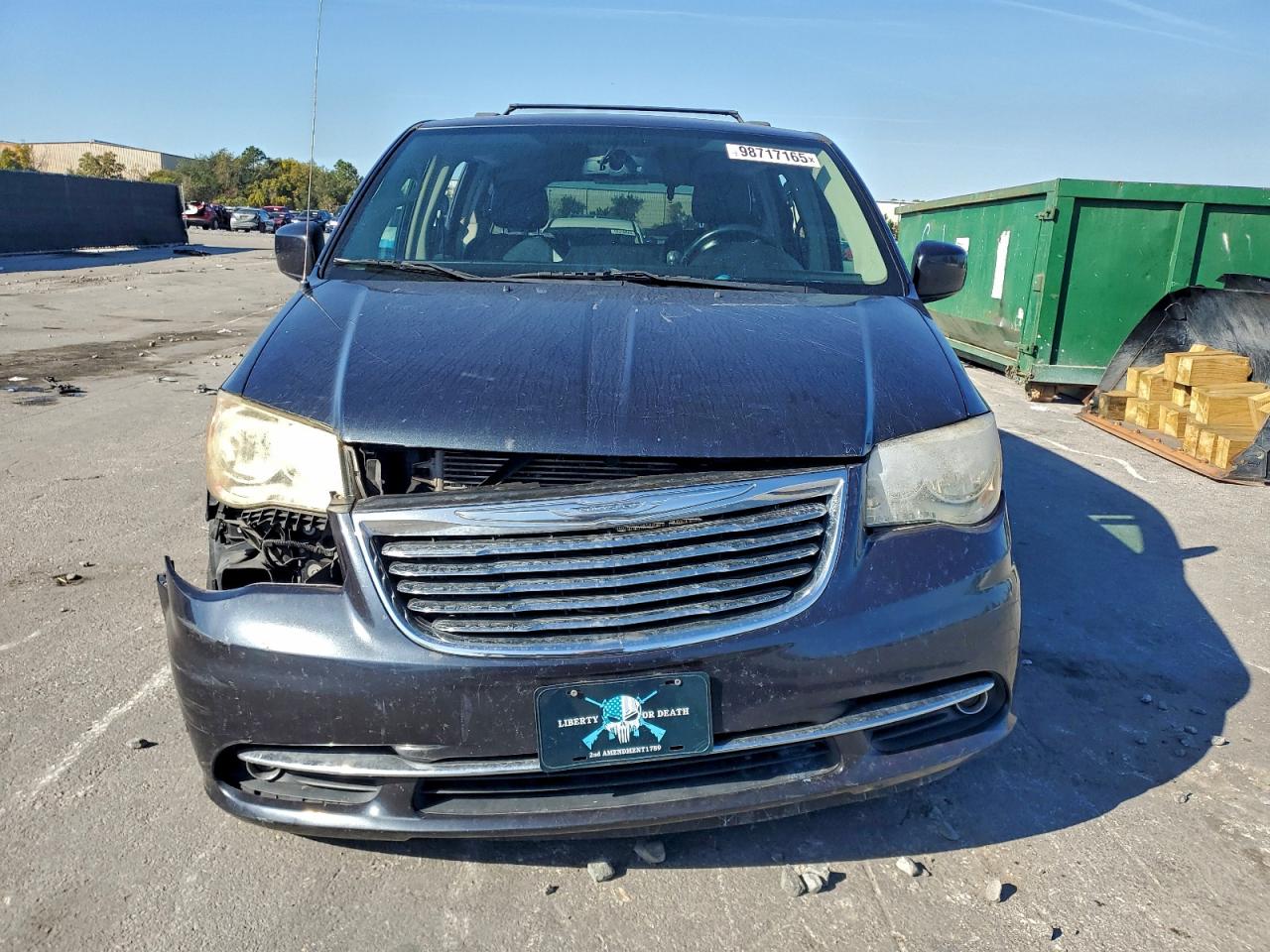 2014 Chrysler Town & Country Touring Blue vin: 2C4RC1BG4ER165593