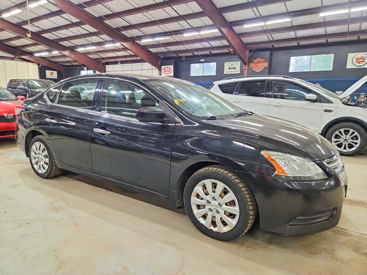 2015 Nissan Sentra Sv Черный vin: 3N1AB7AP2FL683076