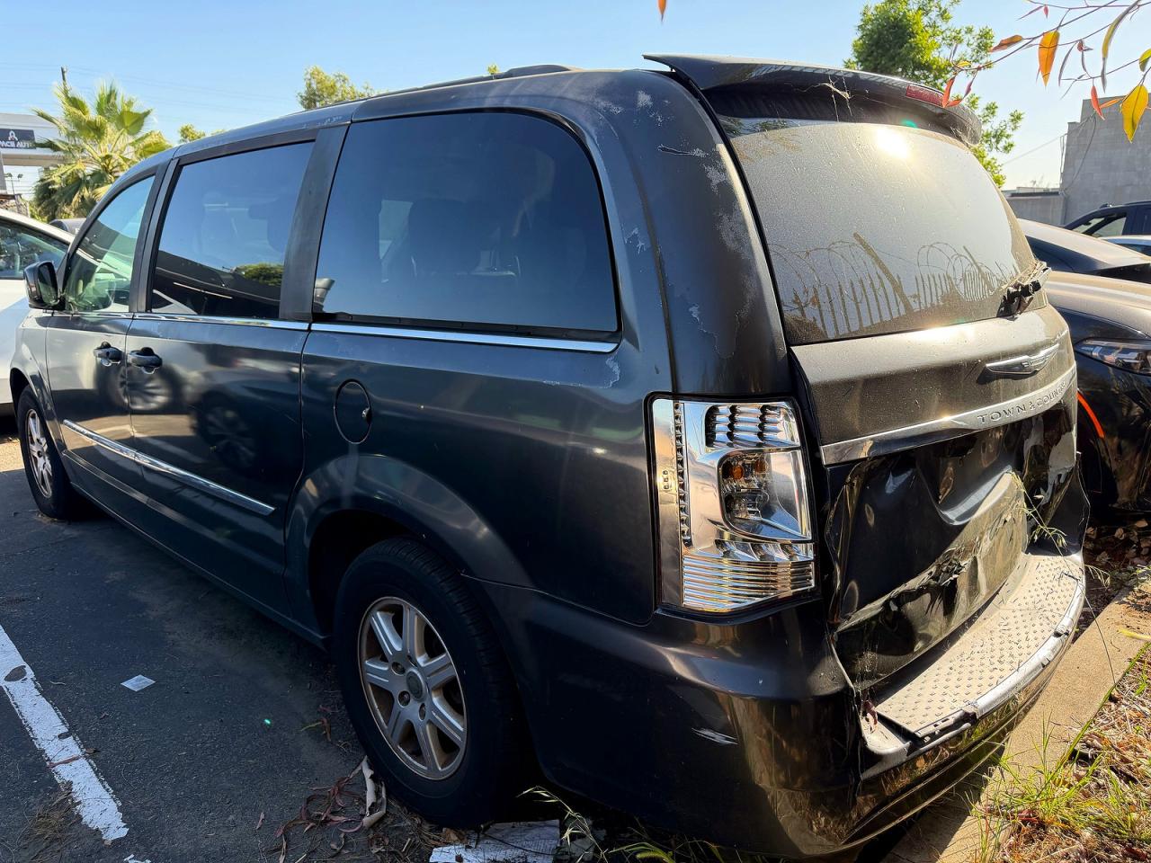 2012 Chrysler Town & Country Touring Gray vin: 2C4RC1BG2CR344552