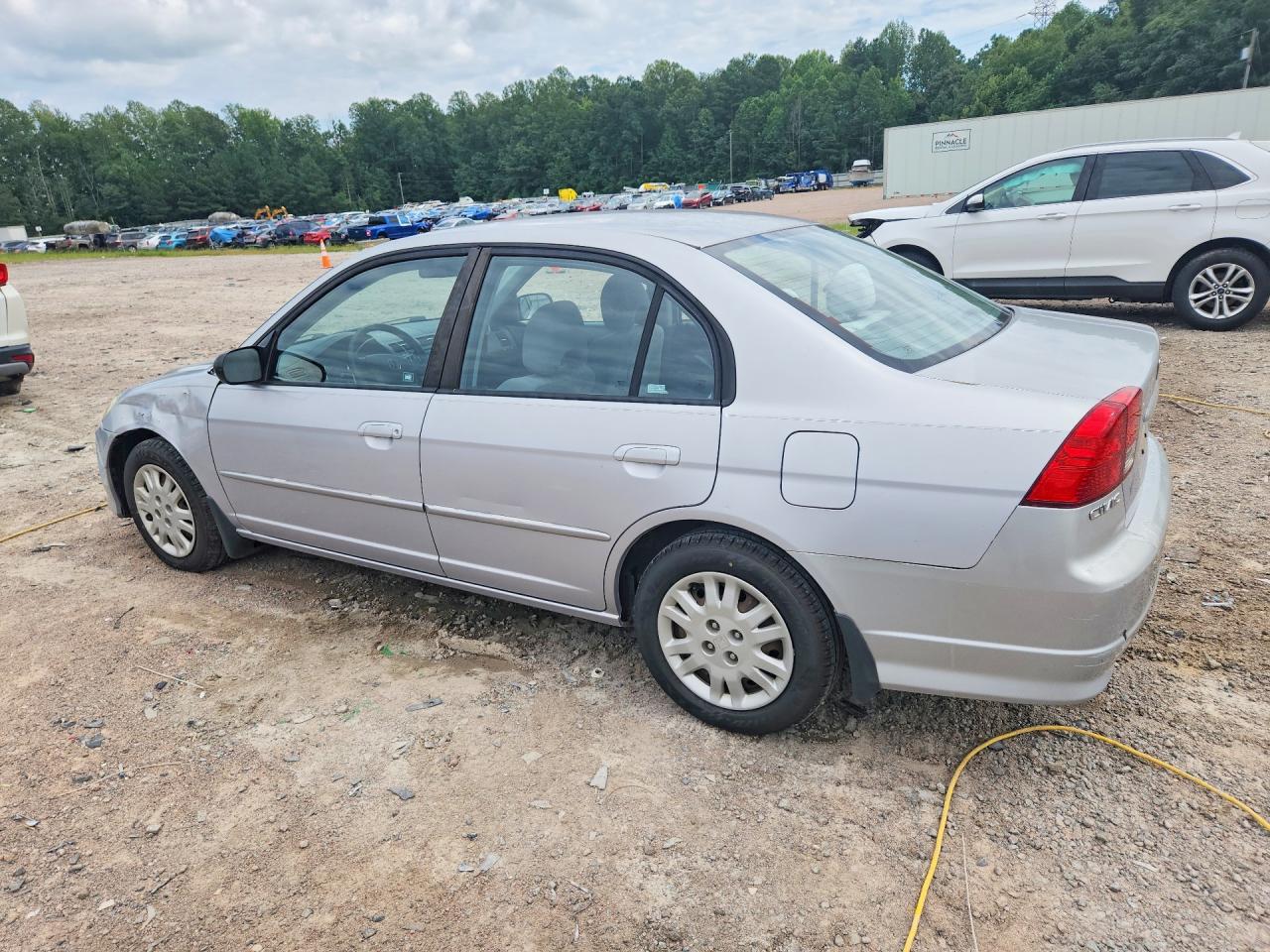 2005 Honda Civic Lx Silver vin: 1HGES16575L027700