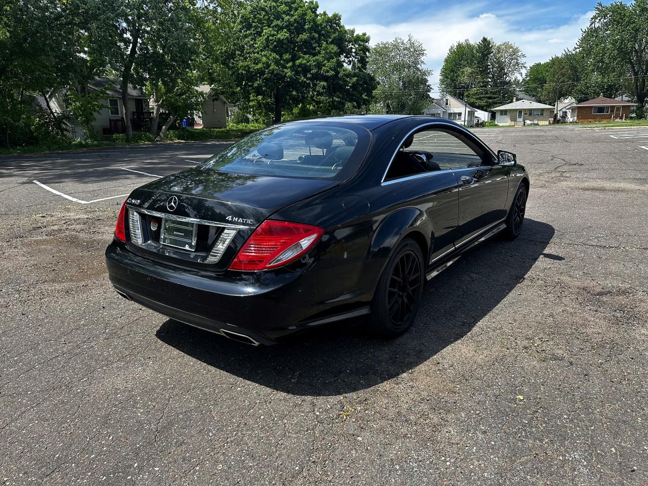 2011 Mercedes-benz Cl 550 4matic Black vin: WDDEJ9EB2BA026779