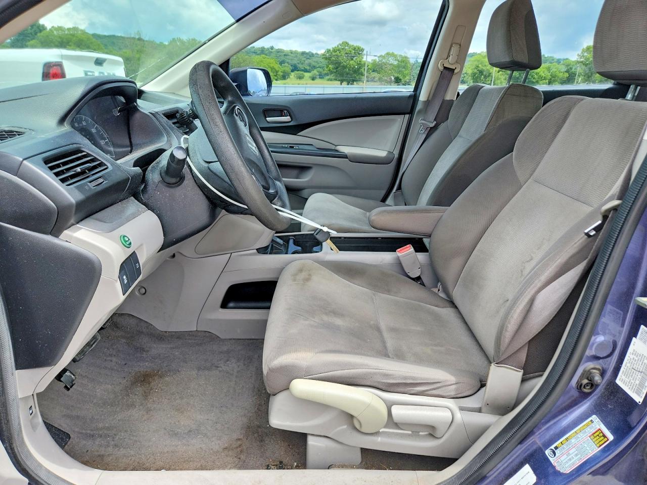 2014 Honda Cr-v Lx Blue vin: 3CZRM3H34EG701469