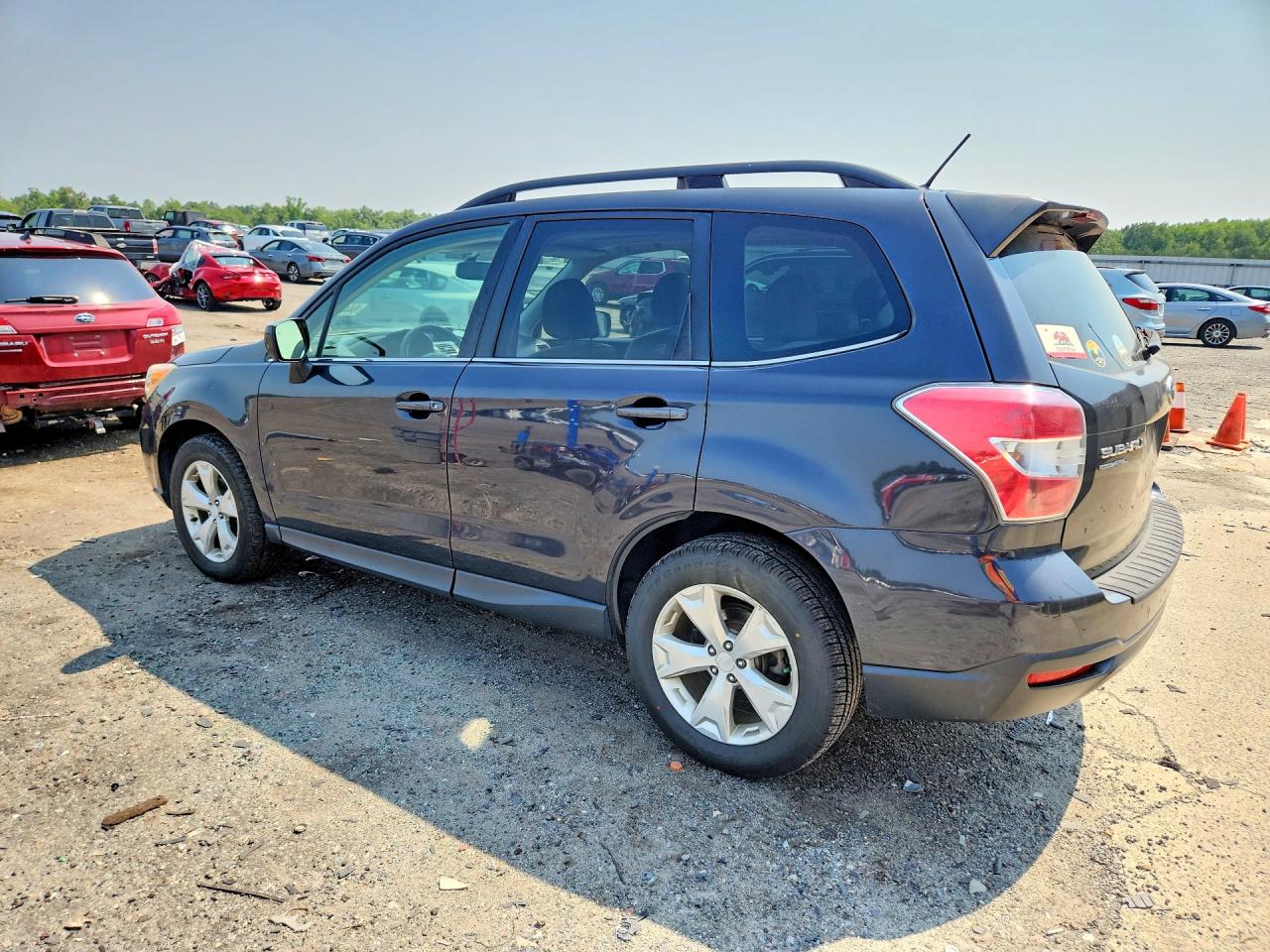 2015 Subaru Forester 2.5i Limited Gray vin: JF2SJAKC2FH568958