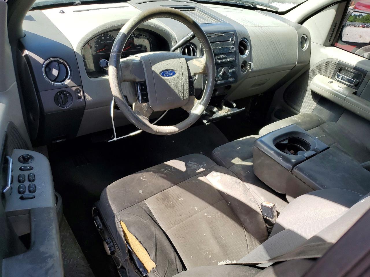 2008 Ford F150 Black vin: 1FTPX12V98FB91001