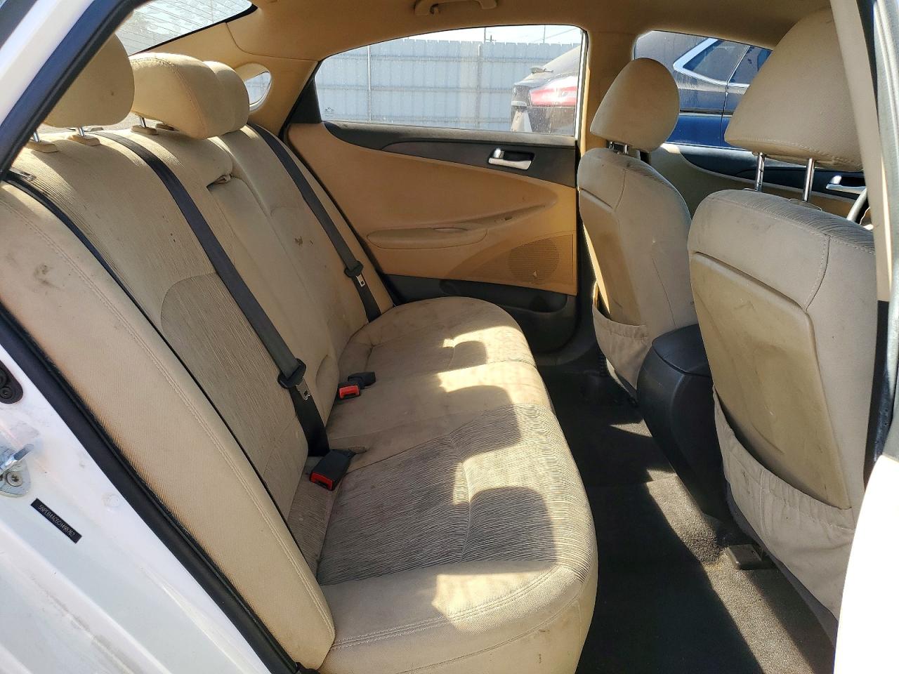 2012 Hyundai Sonata Gls White vin: 5NPEB4AC6CH498762