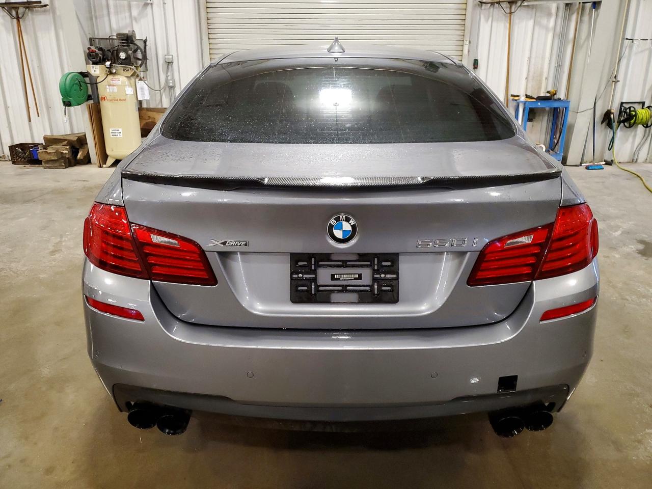 2014 Bmw 550 Xi Silver vin: WBAKP9C53ED693448