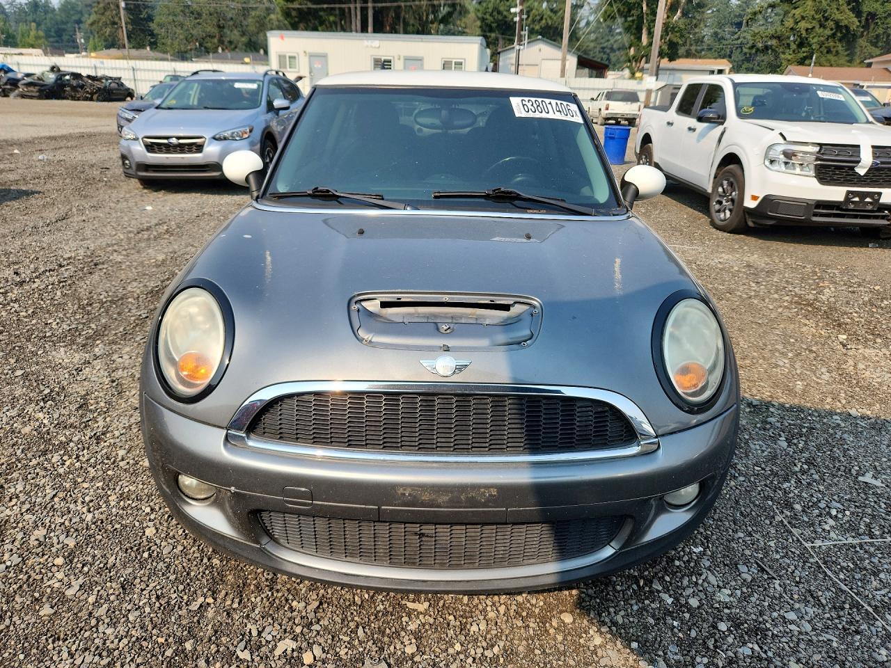 2007 Mini Cooper S Gray vin: WMWMF73557TL85058