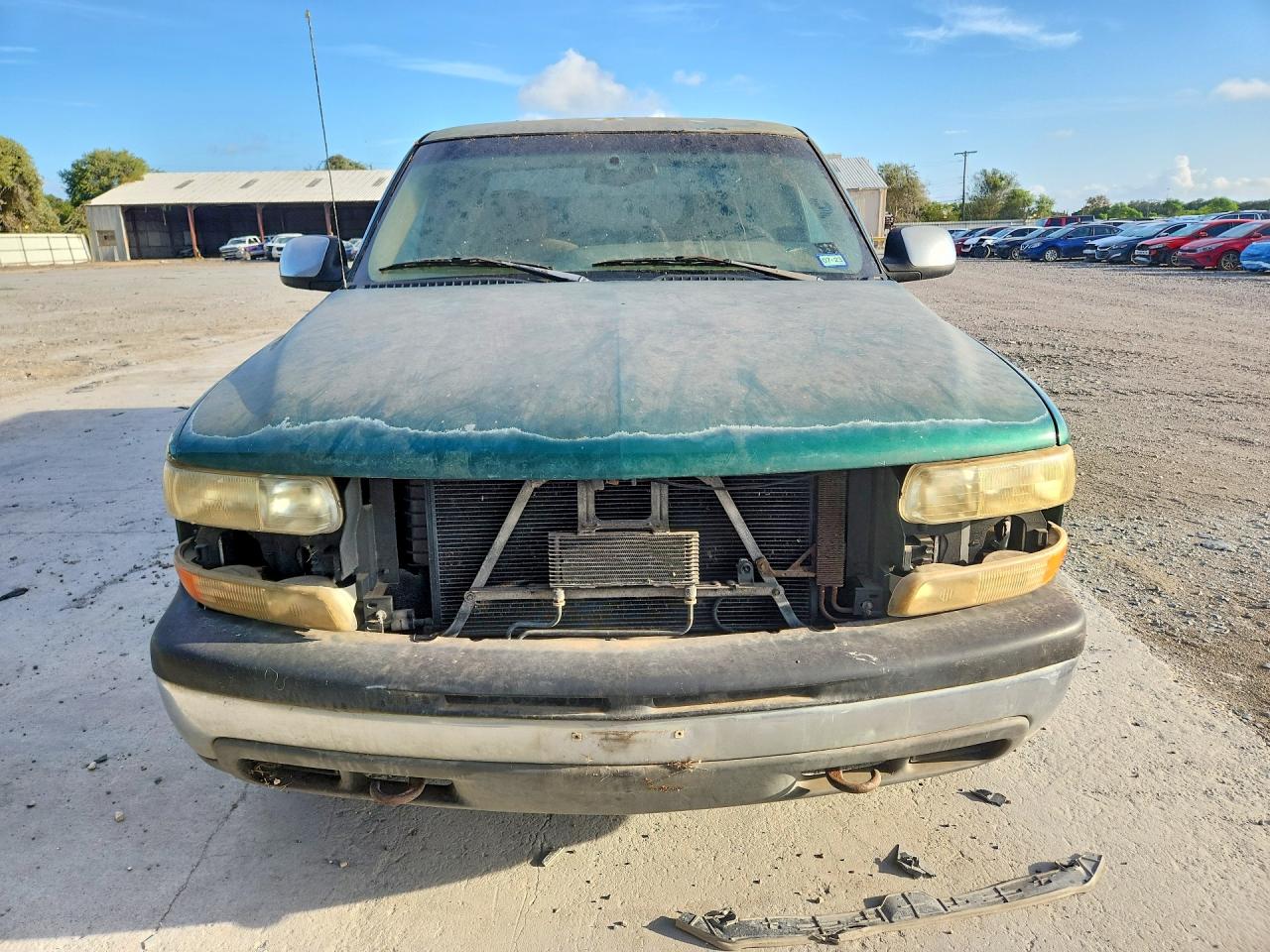 2000 Chevrolet Silverado K1500 Green vin: 1GCEK19T9YE135169