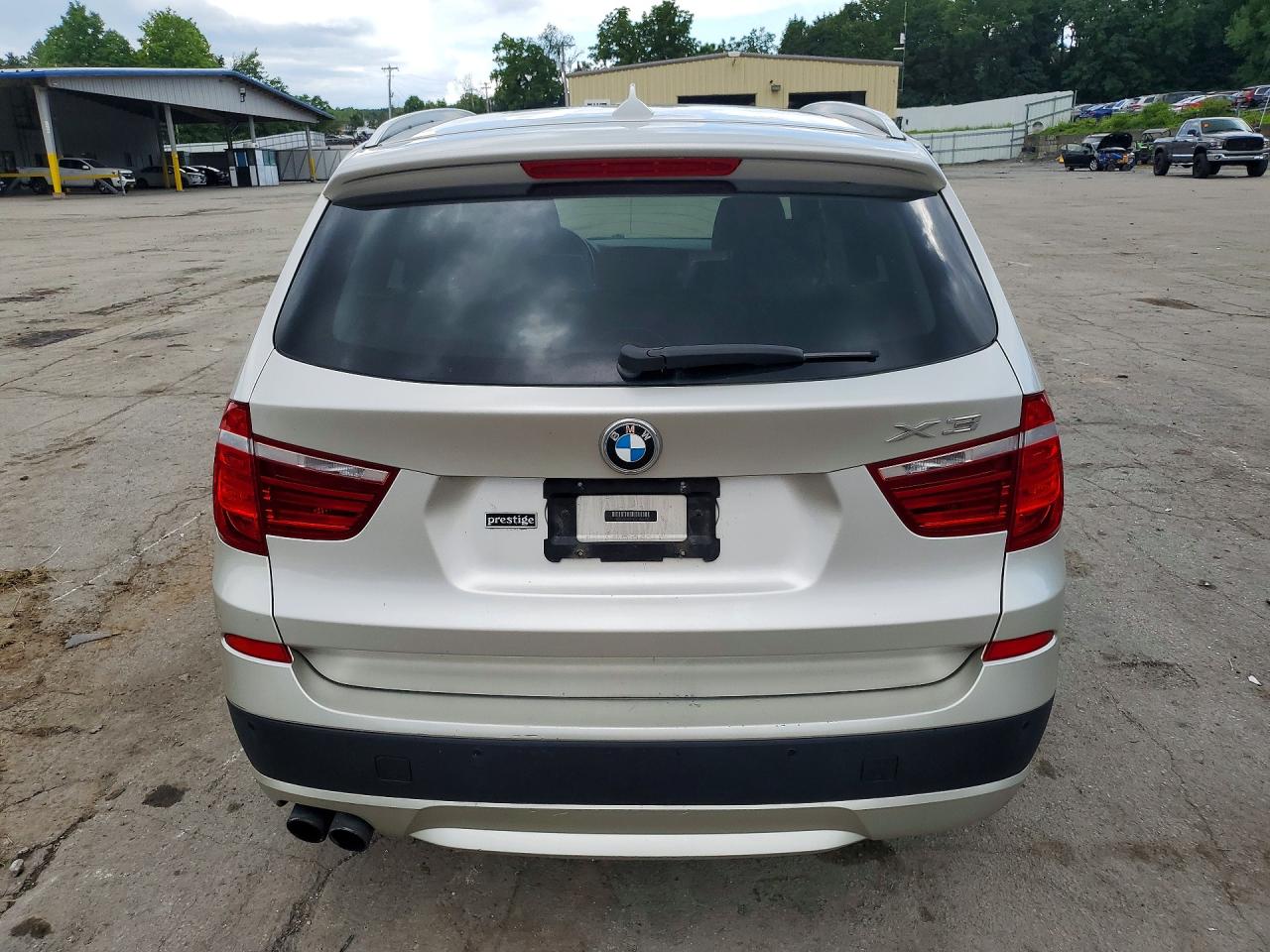 2013 Bmw X3 Xdrive28i Silver vin: 5UXWX9C53D0A32482
