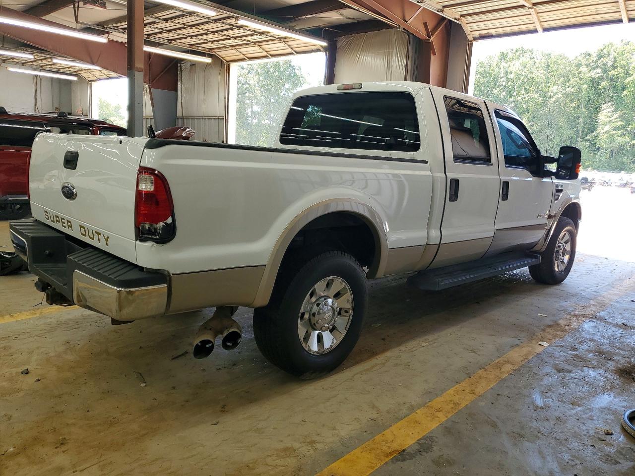 2009 Ford F250 Super Duty White vin: 1FTSW21R39EA62265