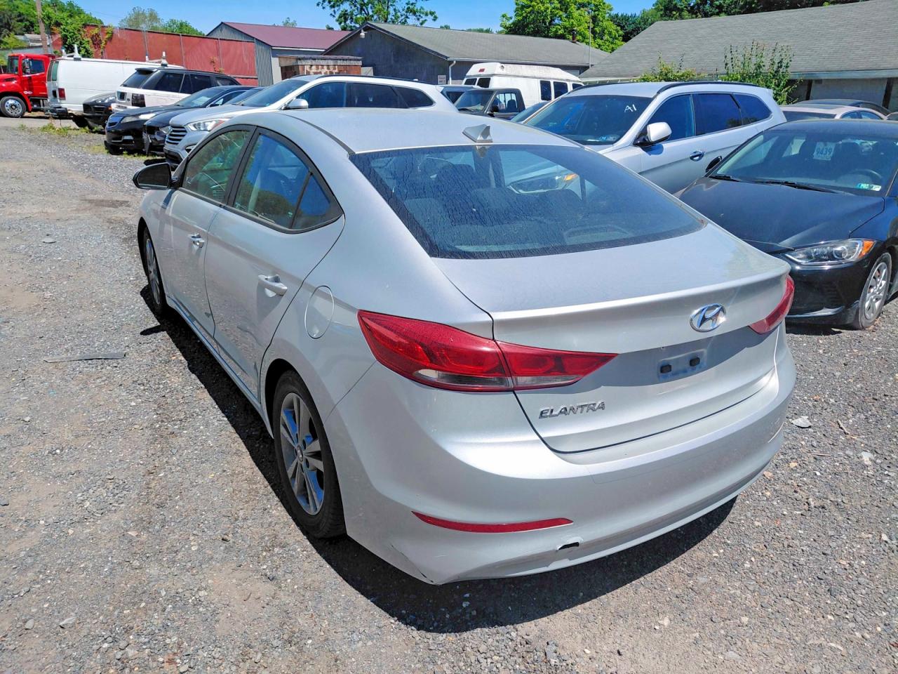 2018 Hyundai Elantra Value Edition Silver vin: 5NPD84LF1JH268996