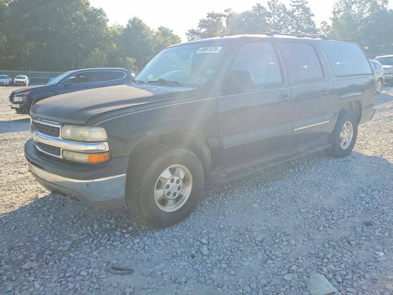 2002 Chevrolet Suburban K1500 Black vin: 1GNFK16Z22J156867