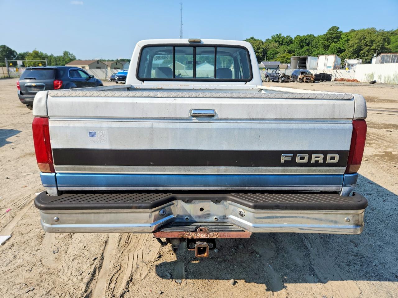 1993 Ford F150 White vin: 1FTEX14N1PKA82770