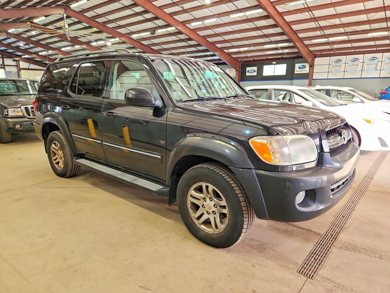 2005 Toyota Sequoia Sr5 Black vin: 5TDBT44A25S251648