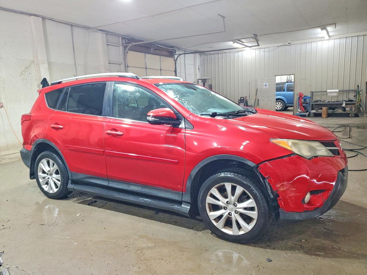 2014 Toyota Rav4 Limited Red vin: 2T3DFREV8EW162423