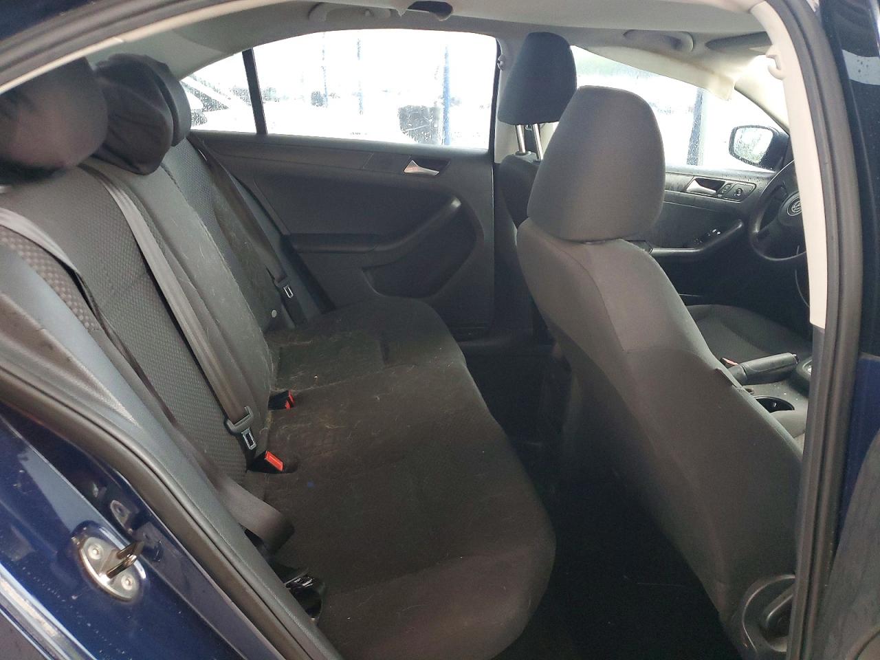 2014 Volkswagen Jetta Base Синий vin: 3VW2K7AJ2EM395769