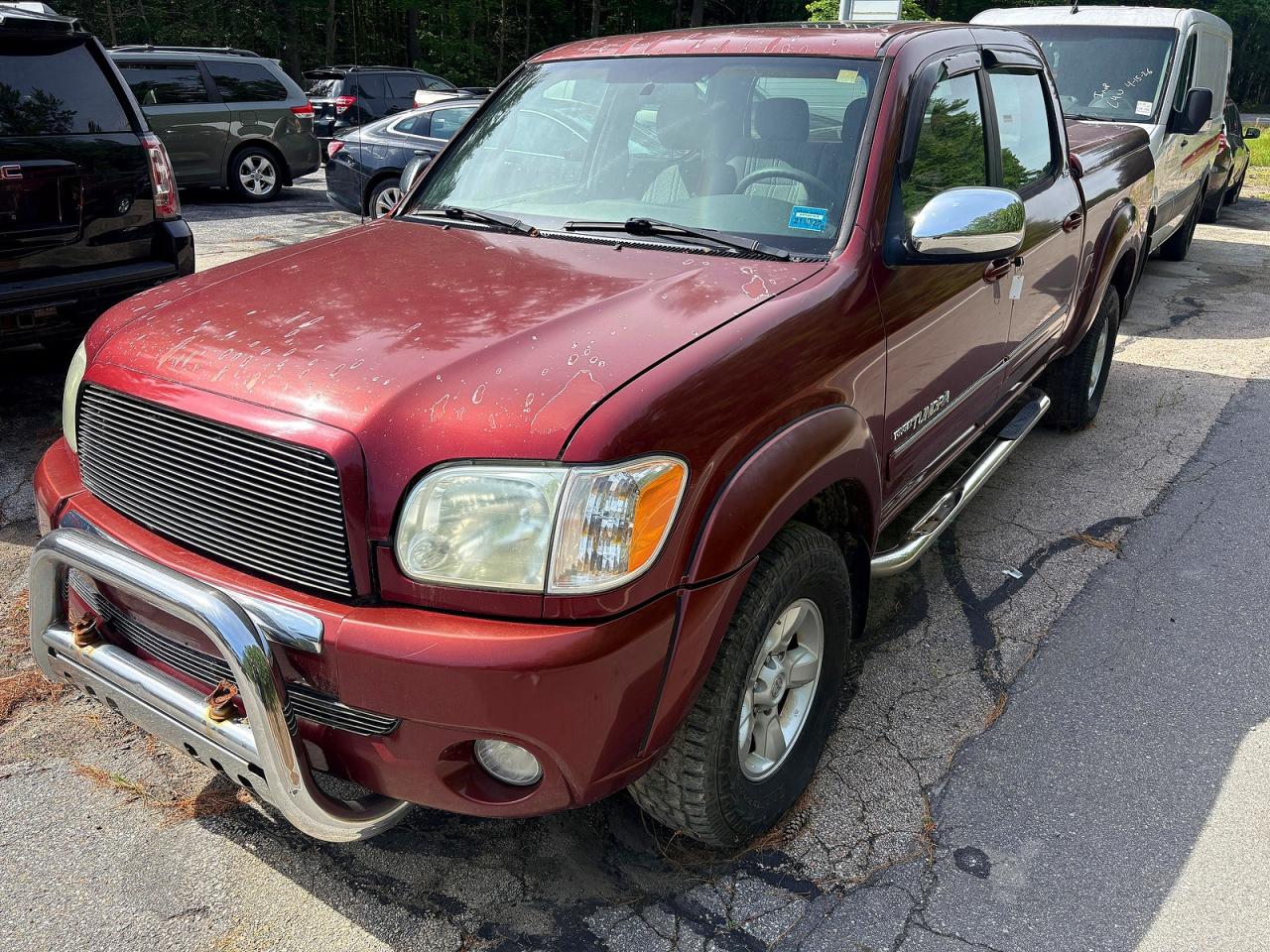 2006 Toyota Tundra Double Cab Sr5 Бордовый vin: 5TBDT44176s541239