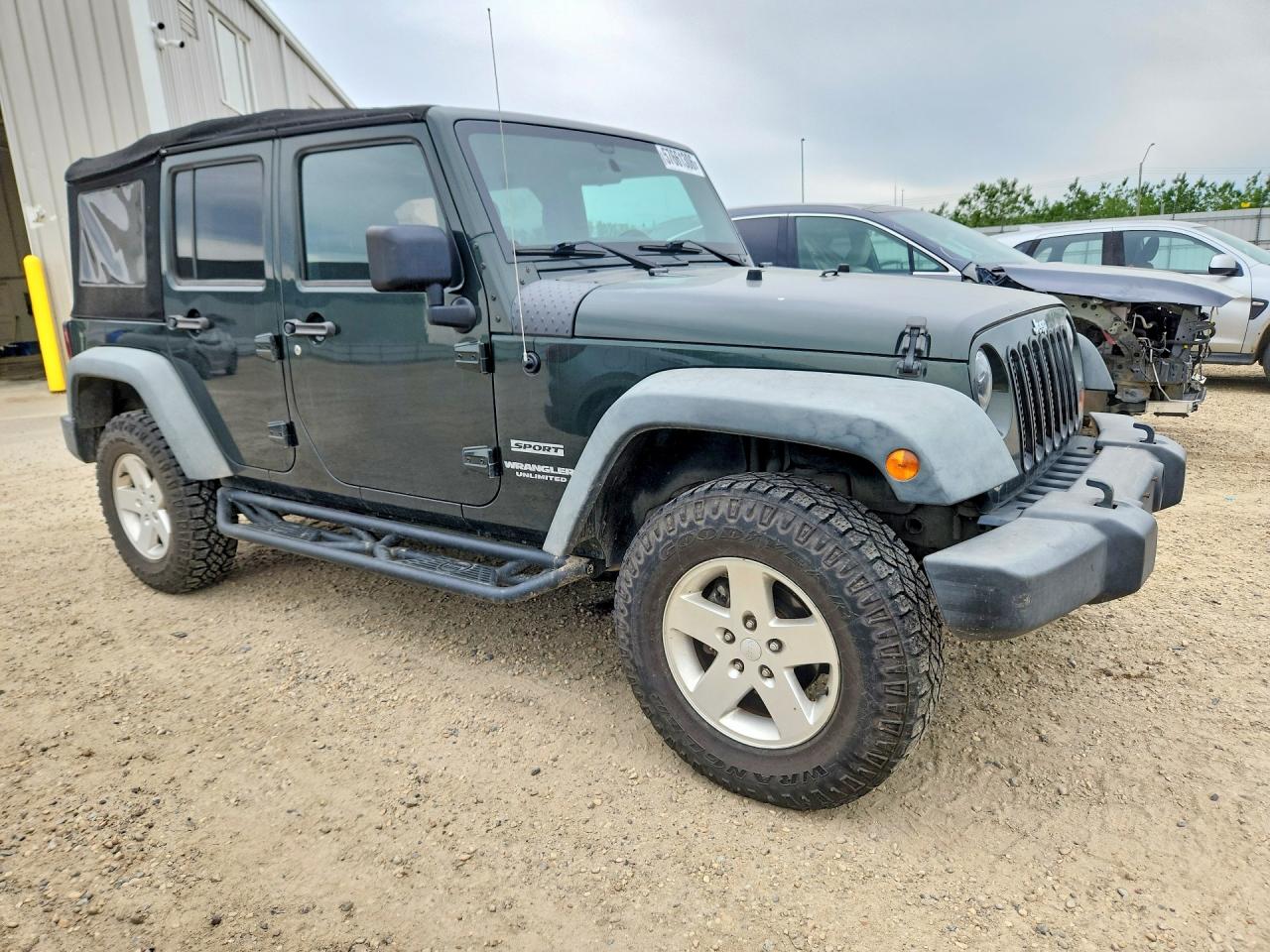 2012 Jeep Wrangler Unlimited Sport Green vin: 1C4BJWDG3CL100399