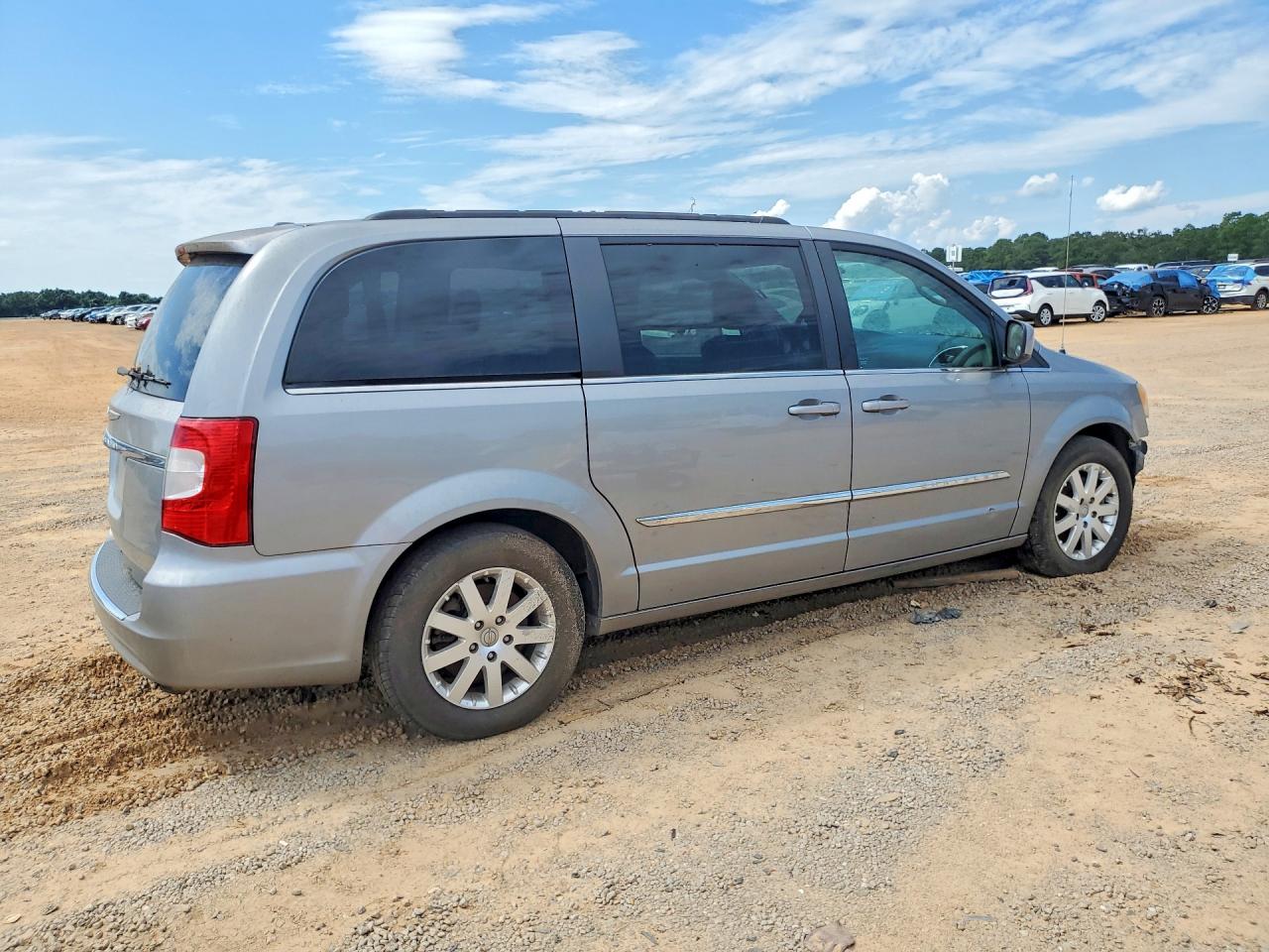 2014 Chrysler Town & Country Touring Gray vin: 2C4RC1BGXER444210