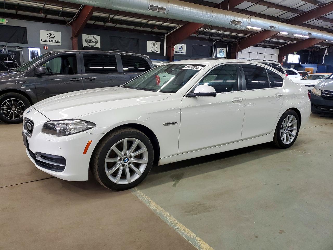 2014 Bmw 535 Xi White vin: WBA5B3C59ED537715