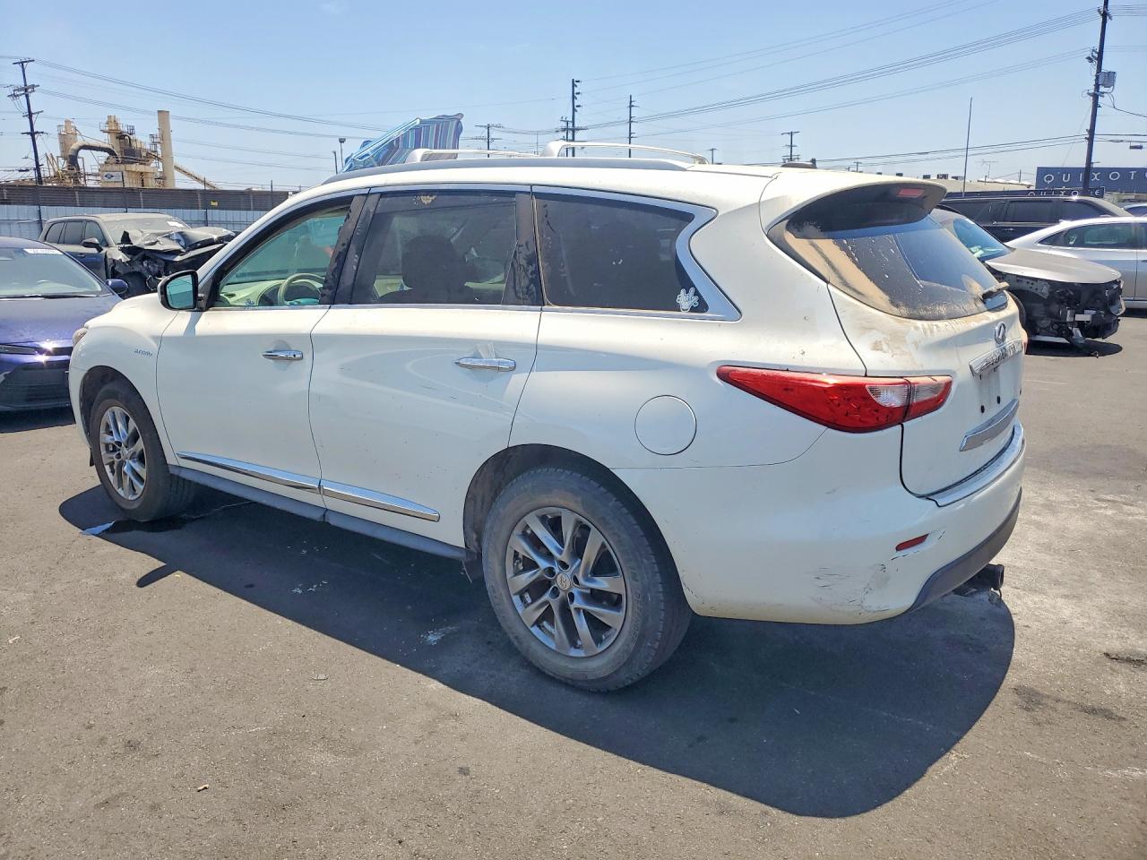 2014 Infiniti Qx60 Hybrid White vin: 5N1CL0MN6EC517878