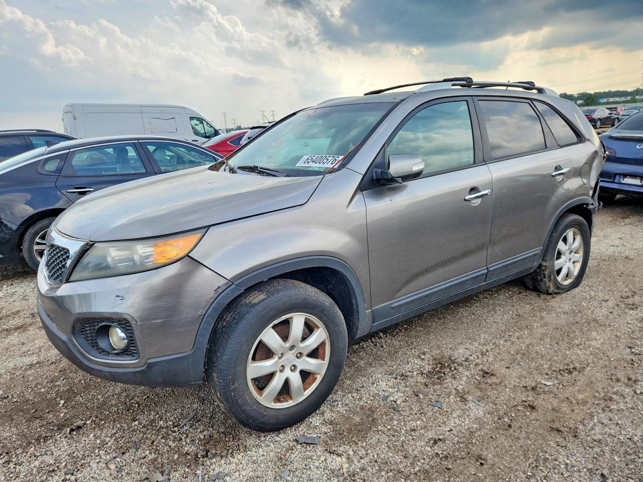 2011 Kia Sorento Lx Brown vin: 5XYKT3A12BG185867