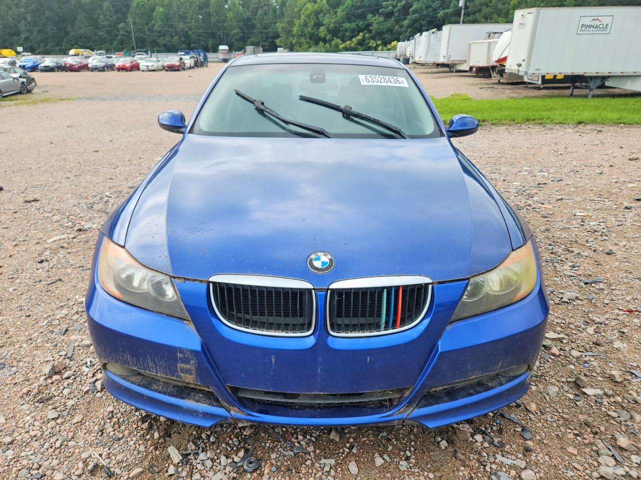 2007 Bmw 328 I Sulev Blue vin: WBAVC53577FZ75973