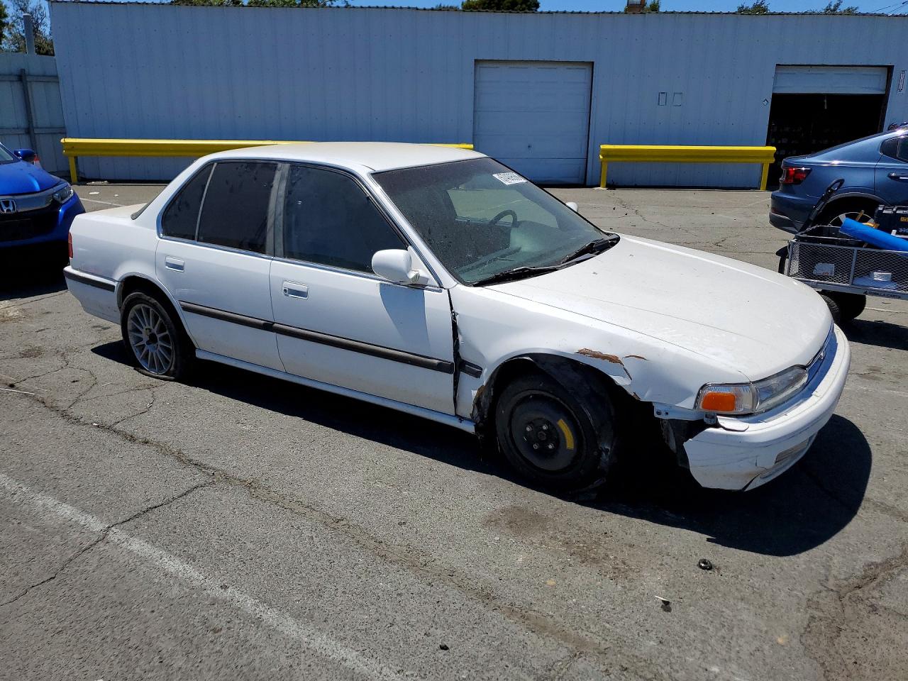 1991 Honda Accord Lx White vin: JHMCB7653MC003495