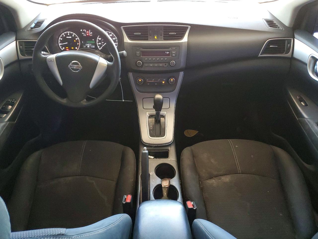 2014 Nissan Sentra S Burgundy vin: 3N1AB7AP4EL630636