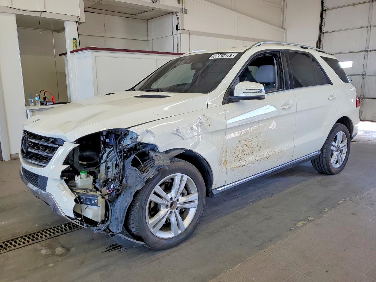 2013 Mercedes-benz Ml 350 Bluetec White vin: 4JGDA2EB5DA238586