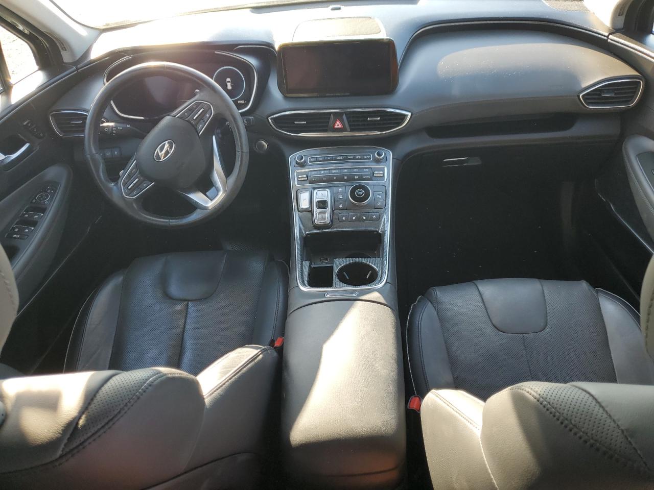 2021 Hyundai Santa Fe Limited Black vin: 5NMS44AL4MH315192