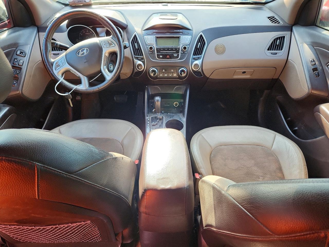 2012 Hyundai Tucson Gls Burgundy vin: KM8JU3AC5CU513434