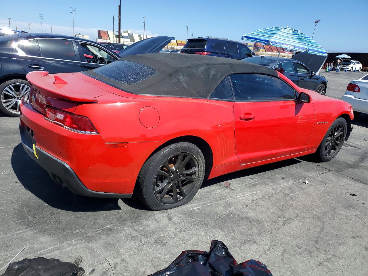 2015 Chevrolet Camaro Lt Красный vin: 2G1FD3D39F9260926