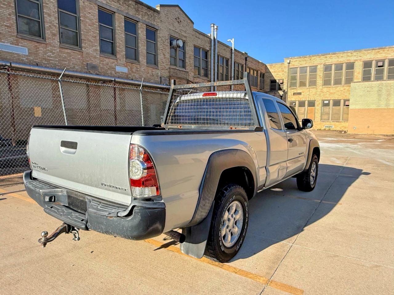 2008 Toyota Tacoma Prerunner Access Cab Серебряный vin: 5TETX62N38Z536585