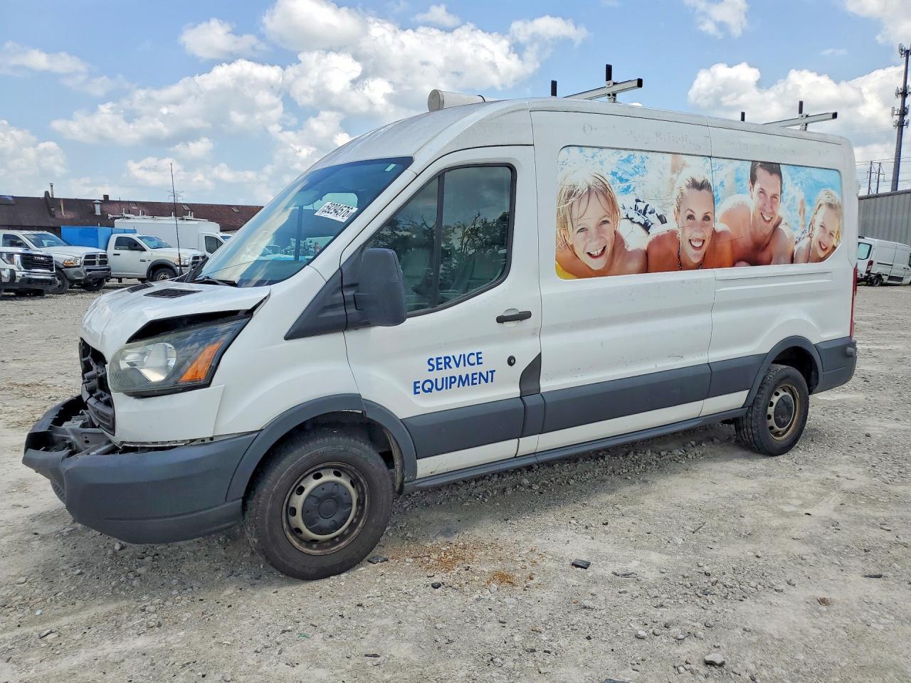 2015 Ford Transit T-250 Белый vin: 1FTNR2CM9FKA08987