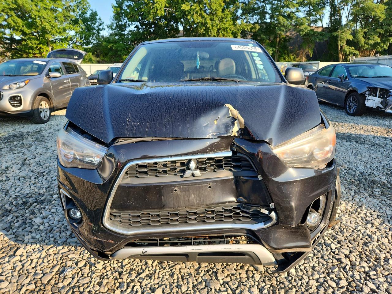2013 Mitsubishi Outlander Sport Se Black vin: 4A4AR4AU5DE013850